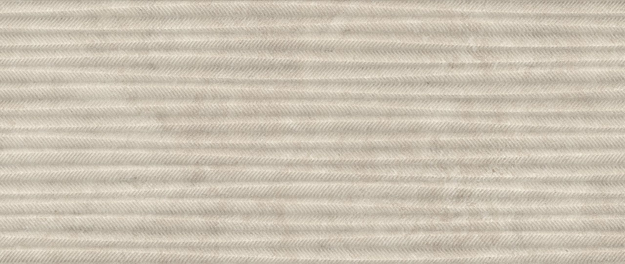 Carrelage effet Pierre 3D Calcaire Gris Brume Craft 120x50x1 cm Mat Rocalta - Mur intérieur