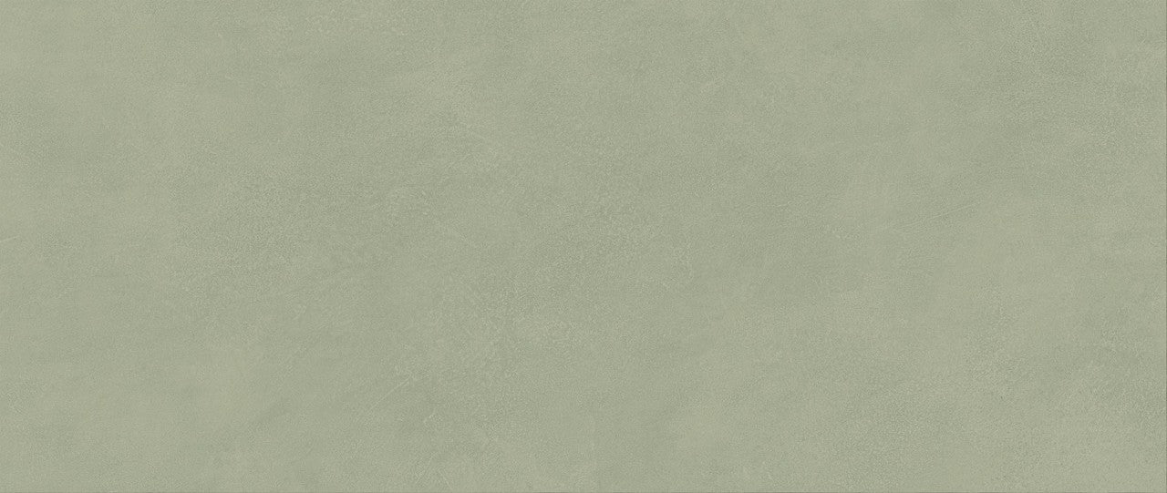 Carrelage effet Béton Vert Lichen 120x50x0,85 cm Mat Stavira - Mur intérieur