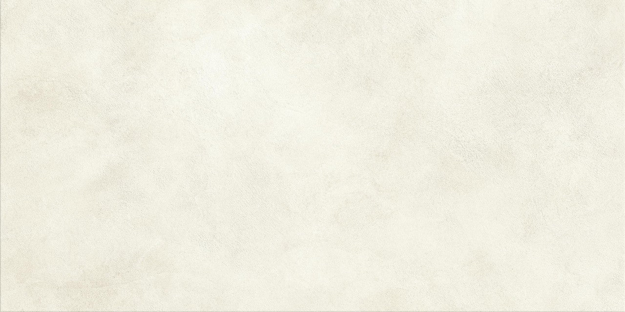 Carrelage effet Béton Blanc Sable 120x60x0,9 cm Mat Stavira - Sol et mur intérieur