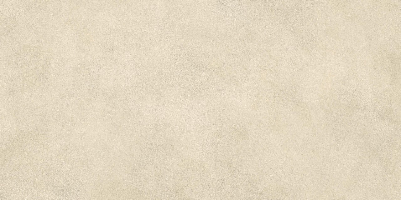 Carrelage effet Béton Beige Amande 120x60x0,9 cm Mat Stavira - Sol et mur intérieur