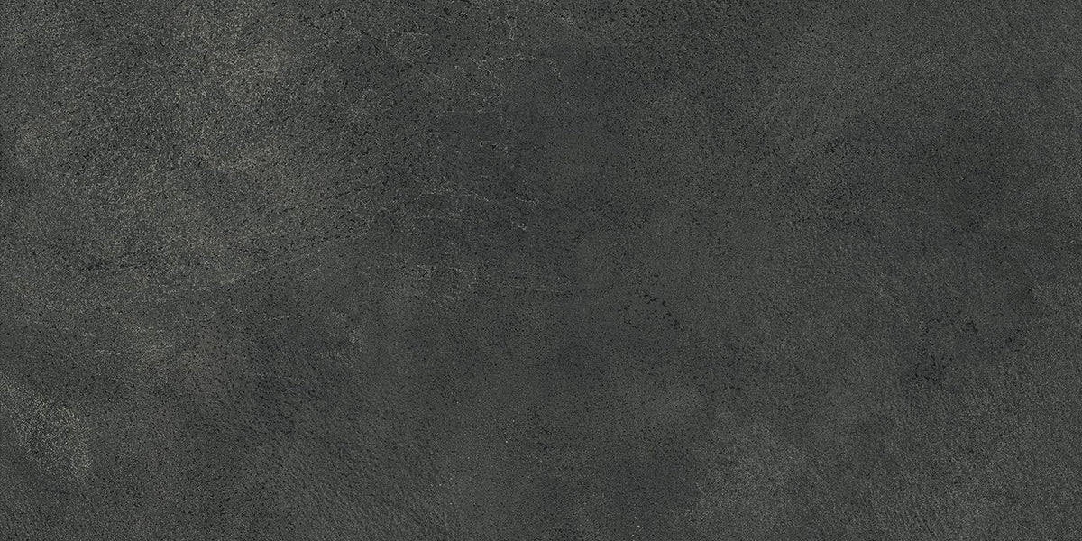 Carrelage effet Béton Gris Charbon 60x30x0,9 cm Mat Stavira - Sol et mur intérieur
