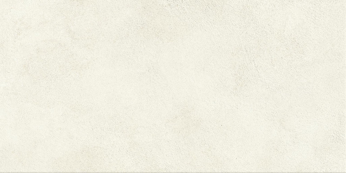 Carrelage effet Béton Blanc Sable 60x30x0,9 cm Mat Stavira - Sol et mur intérieur