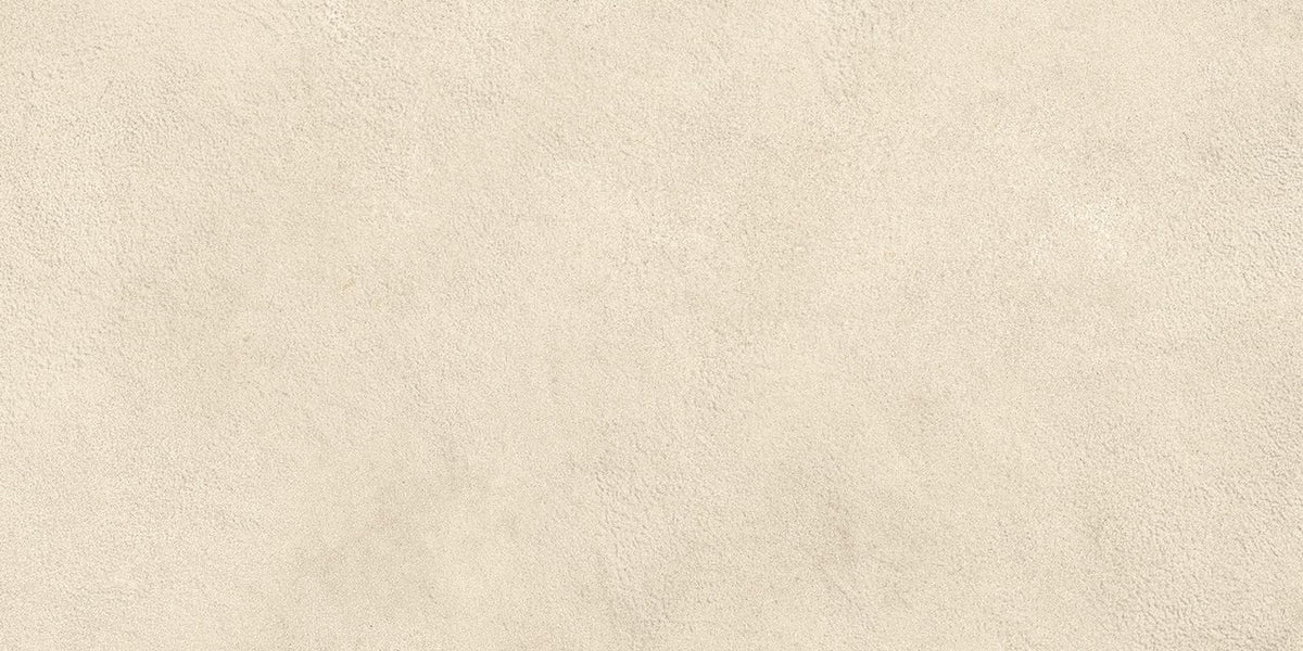 Carrelage effet Béton Beige Coquille 60x30x0,9 cm Mat Stavira - Sol et mur intérieur