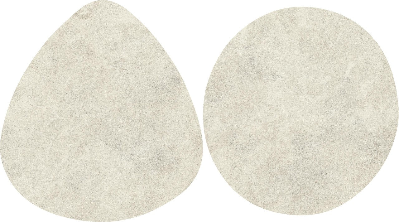 Carrelage effet Pierre Calcaire Ivoire Galets XL 59,5x59,5x2 cm Rocalta - Sol extérieur