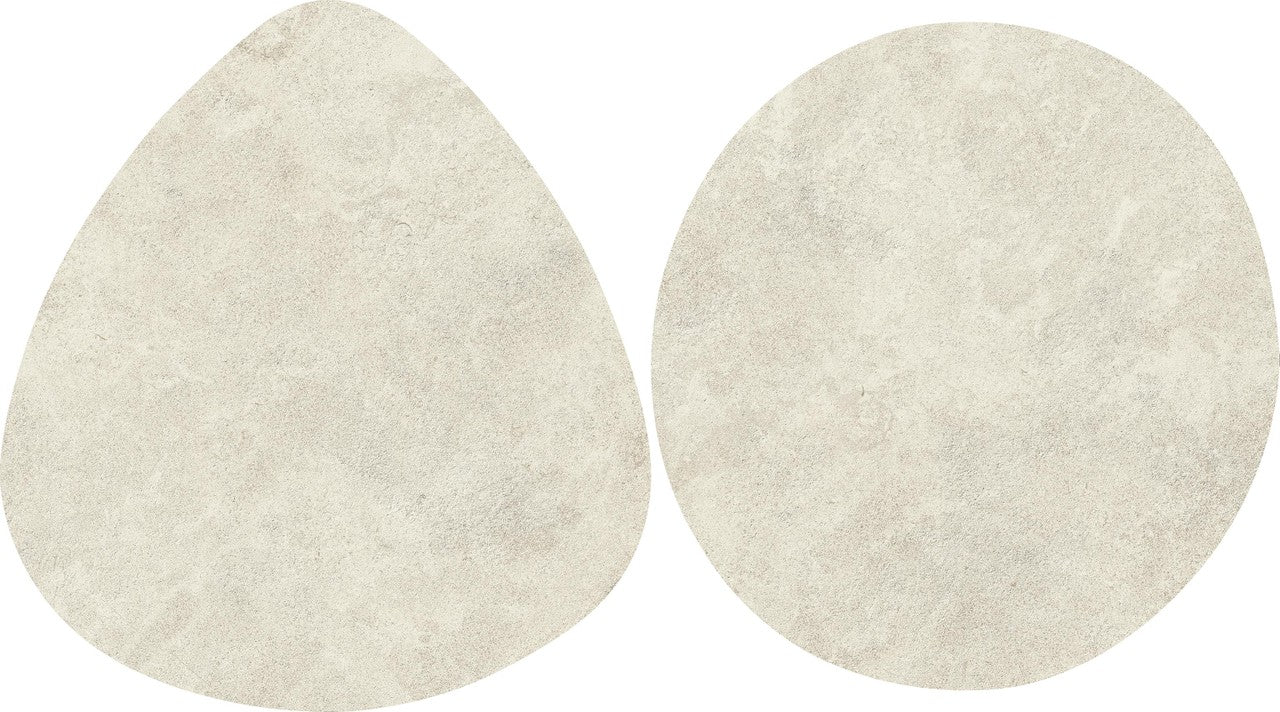 Carrelage effet Pierre Calcaire Ivoire Galets XL 59,5x59,5x0,9 cm Rocalta - Sol extérieur
