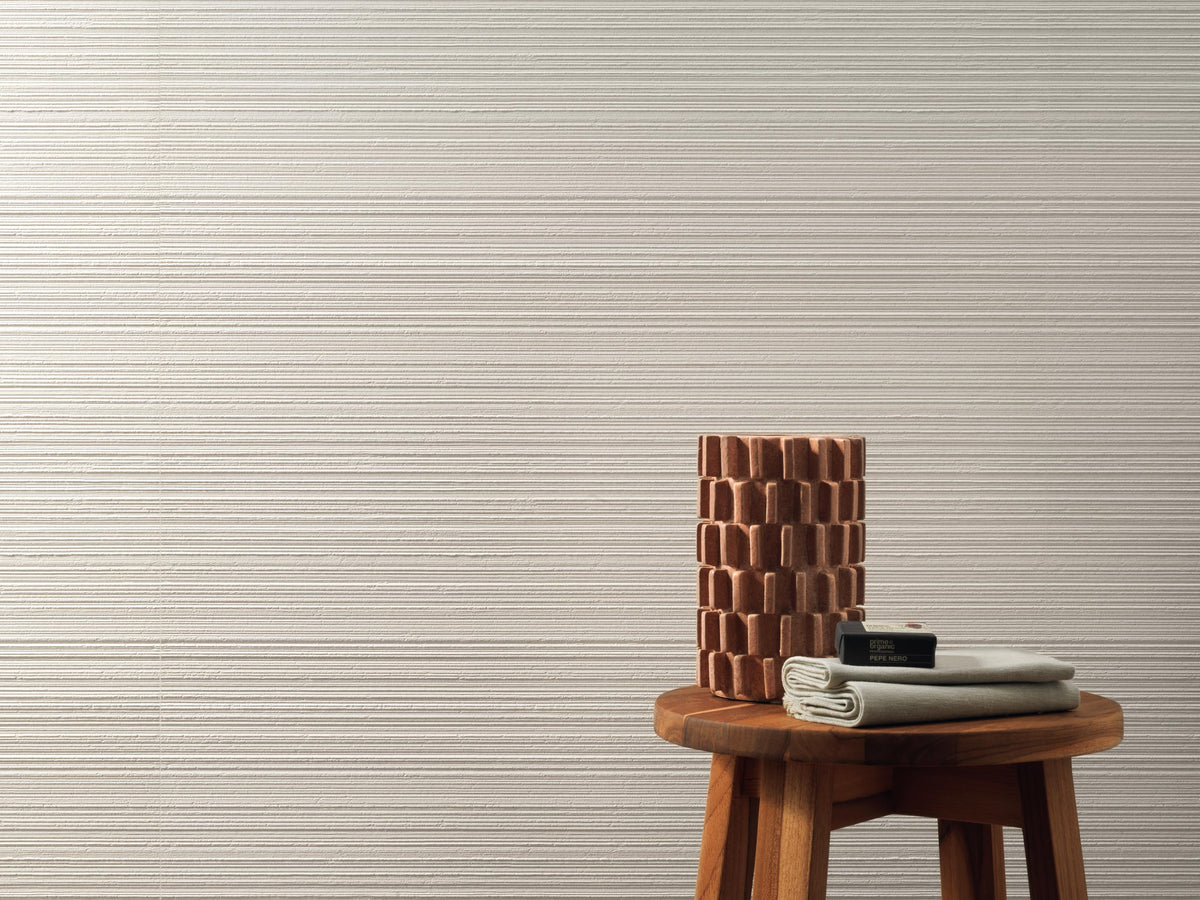 Carrelage effet Pierre 3D Blanc Scalpo 80x40x0,85 cm Mat Volenza - Mur intérieur