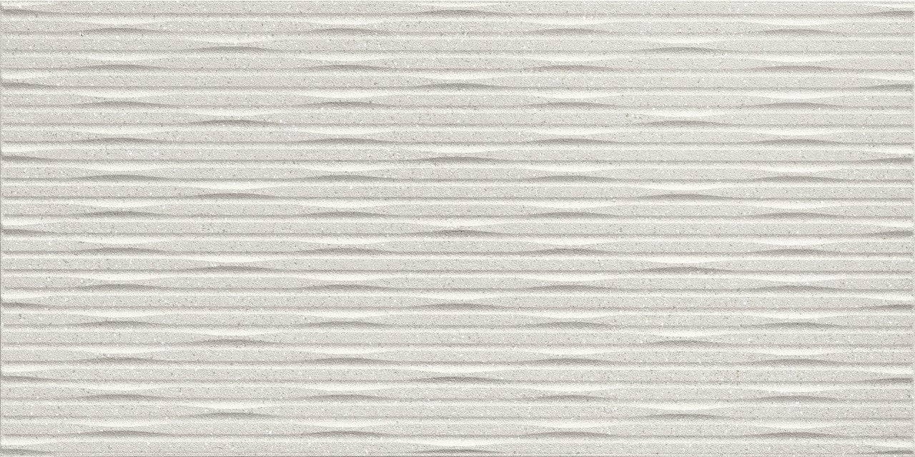 Carrelage effet Pierre 3D Gris Perle Intaglio 80x40x1 cm Mat Volenza - Mur intérieur
