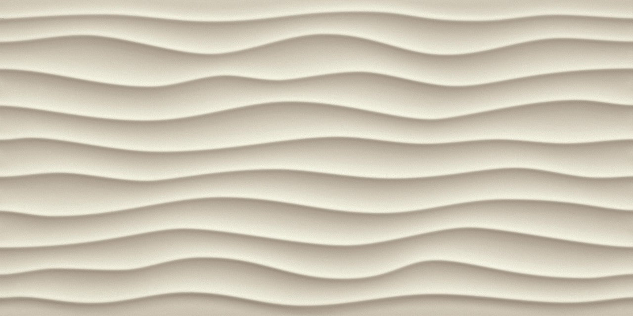 Carrelage 3D Beige Hill 80x40x1 cm Mat Cavaro - Mur intérieur