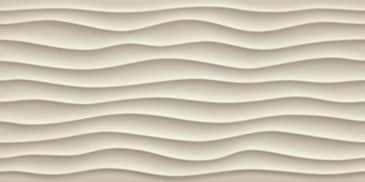 Carrelage 3D Beige Hill 80x40x1 cm Mat Cavaro - Mur intérieur