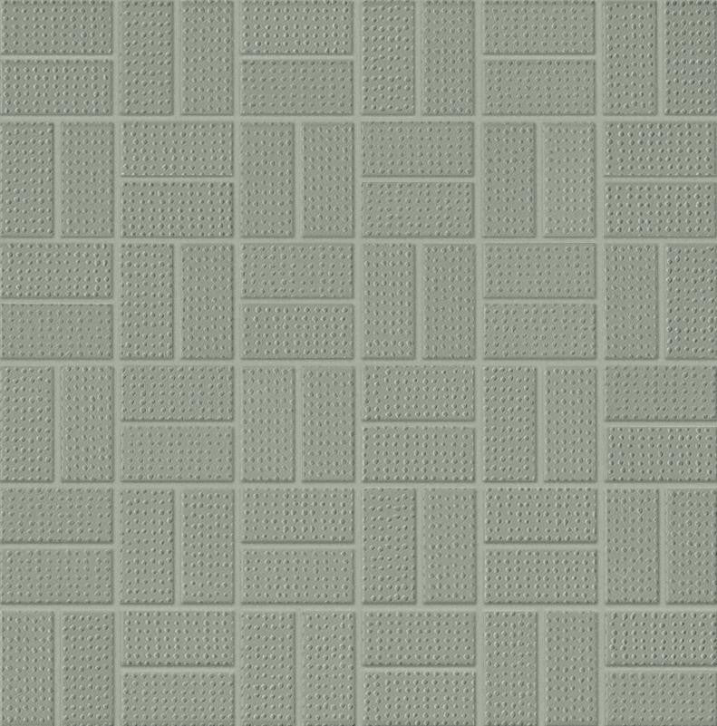 Mosaïque 3D Vert Tresse 30x30x0,85 cm Mat Oresta - Mur intérieur