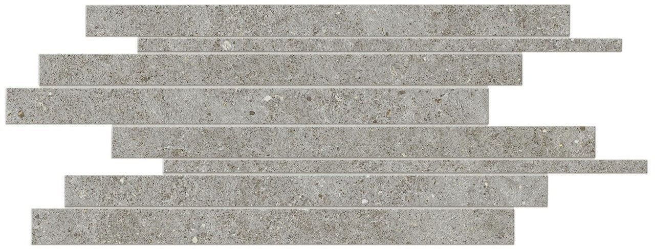 Parement carrelage effet Pierre Calcaire Gris Cendré 60x30x0,9 cm Domella