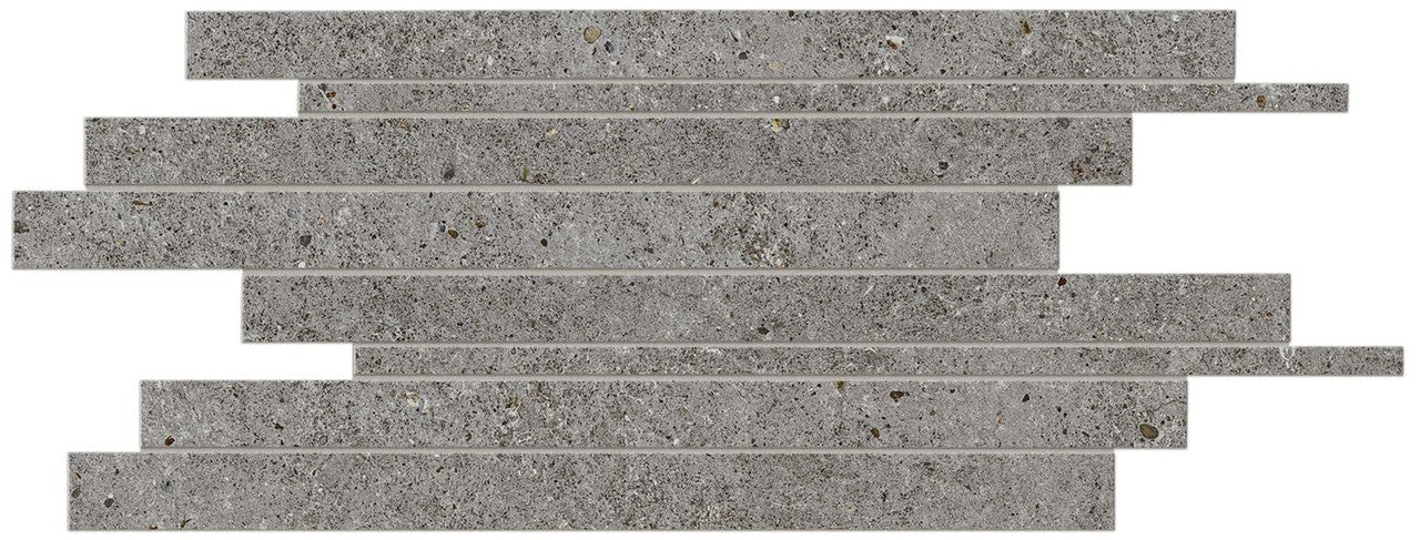 Parement carrelage effet Pierre Calcaire Gris Fumé 60x30x0,9 cm Domella