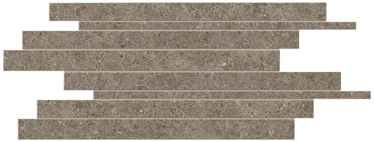 Parement carrelage effet Pierre Calcaire Gris Taupe 60x30x0,9 cm Domella