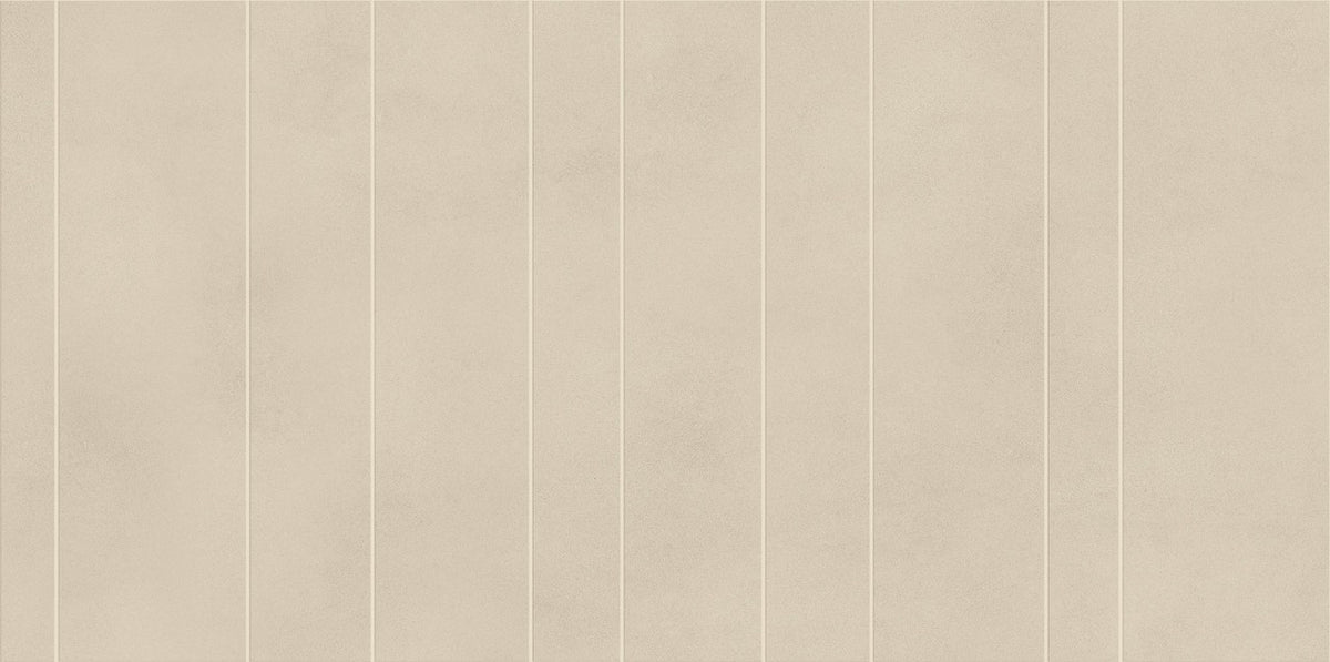 Carrelage effet Béton Beige Crème Ridge 120x60x0,9 cm Velours Montera - Mur intérieur