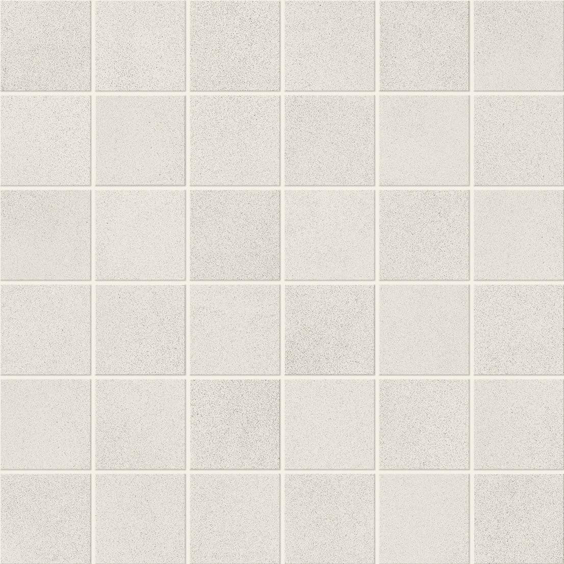 Mosaïque effet Béton Gris Lune 4,8x4,8 cm Quadra 30x30x0,9 cm Mat Montera - Sol et mur intérieur