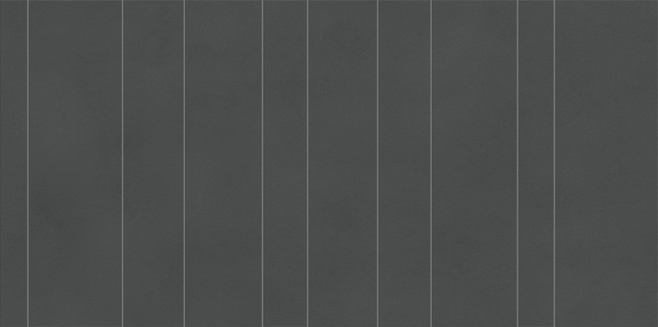 Carrelage effet Béton Gris Nuit Ridge 120x60x0,9 cm Mat Montera - Mur intérieur