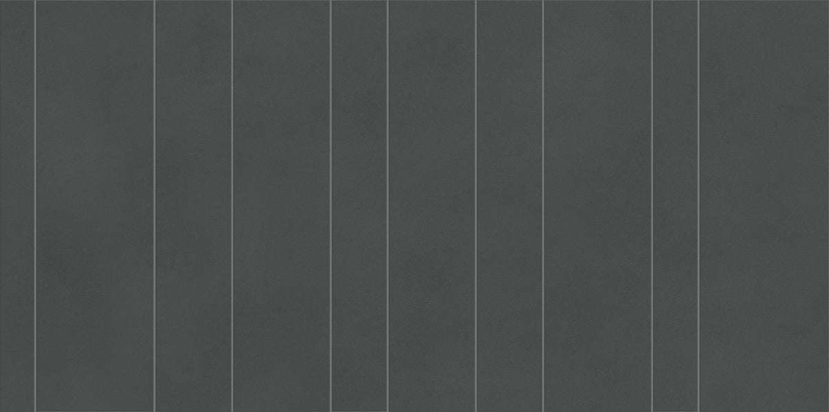 Carrelage effet Béton Gris Nuit Ridge 120x60x0,9 cm Mat Montera - Mur intérieur