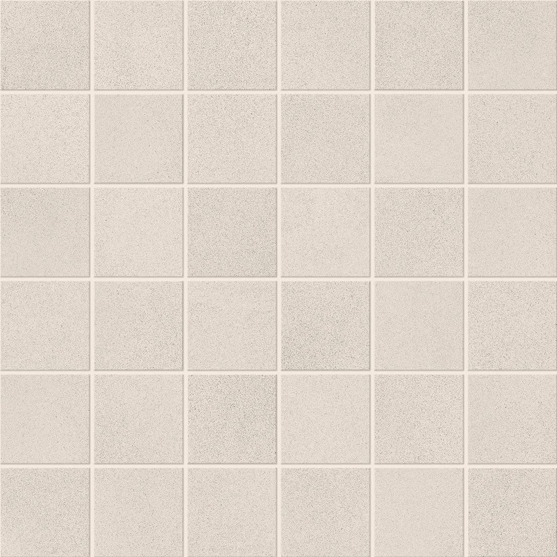 Mosaïque effet Béton Gris Luce 4,8x4,8 cm Quadra 30x30x0,9 cm Mat Montera - Sol et mur intérieur