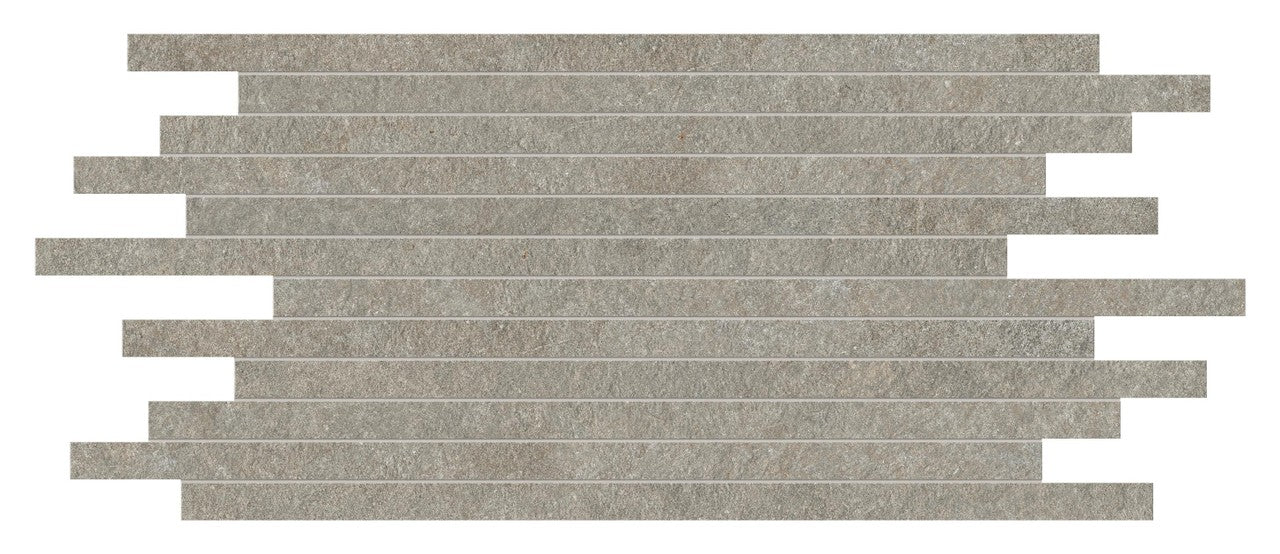 Parement carrelage effet Pierre Quartzite Gris Cendré 60x30x0,9 cm Venturo