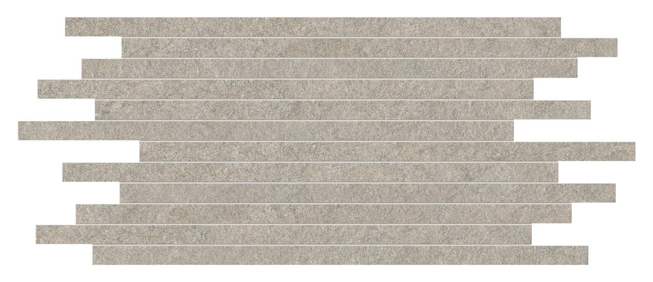 Parement carrelage effet Pierre Quartzite Gris Galet 60x30x0,9 cm Venturo