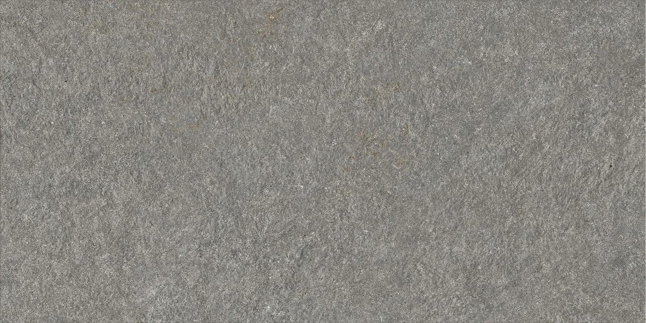 Carrelage effet Pierre Quartzite Gris Fumé 60x30x0,9 cm Mat Venturo - Sol et mur intérieur