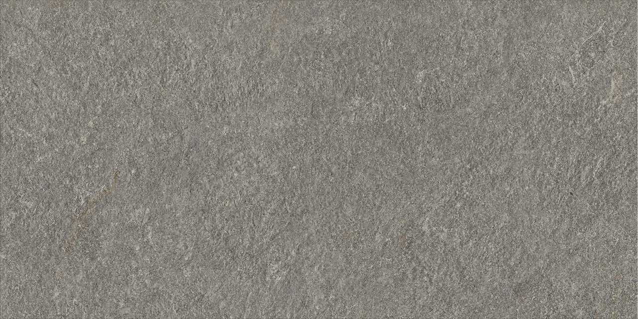 Carrelage effet Pierre Quartzite Gris Fumé 60x30x0,9 cm Mat Venturo - Sol et mur intérieur