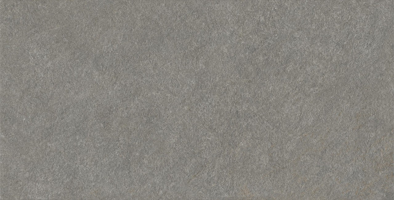 Carrelage effet Pierre Quartzite Gris Fumé 150x75x0,9 cm Mat Venturo - Sol et mur intérieur