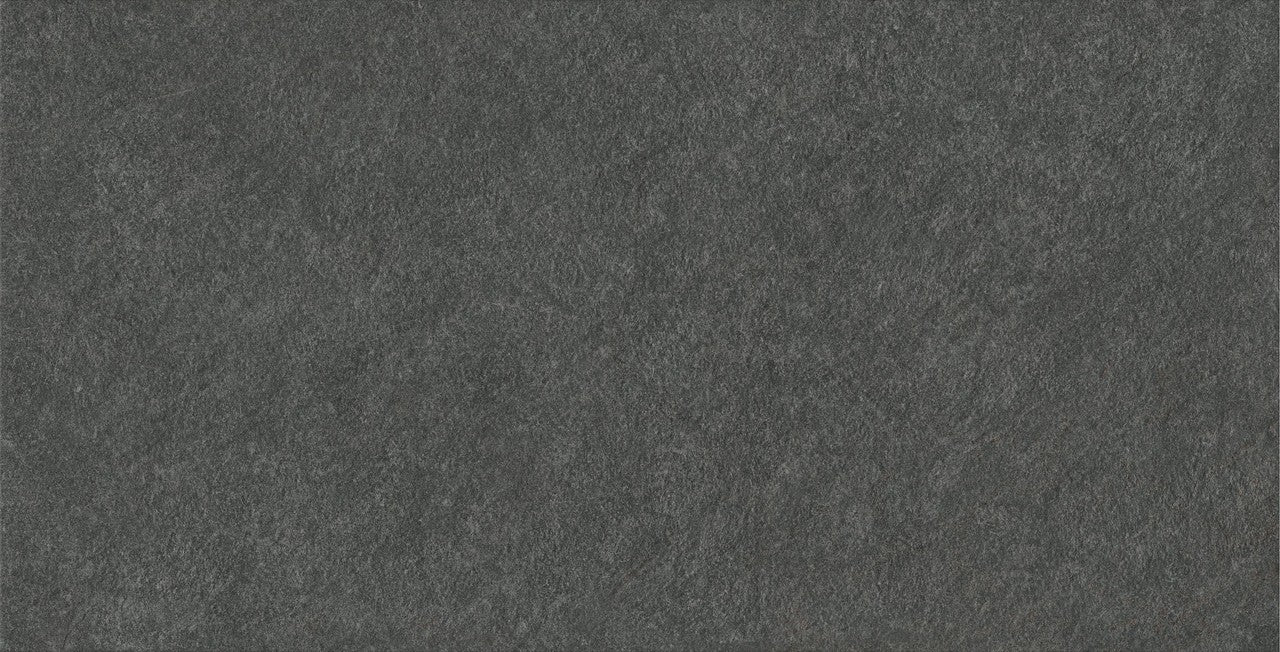 Carrelage effet Pierre Quartzite Gris Carbone 150x75x0,9 cm Mat Venturo - Sol et mur intérieur