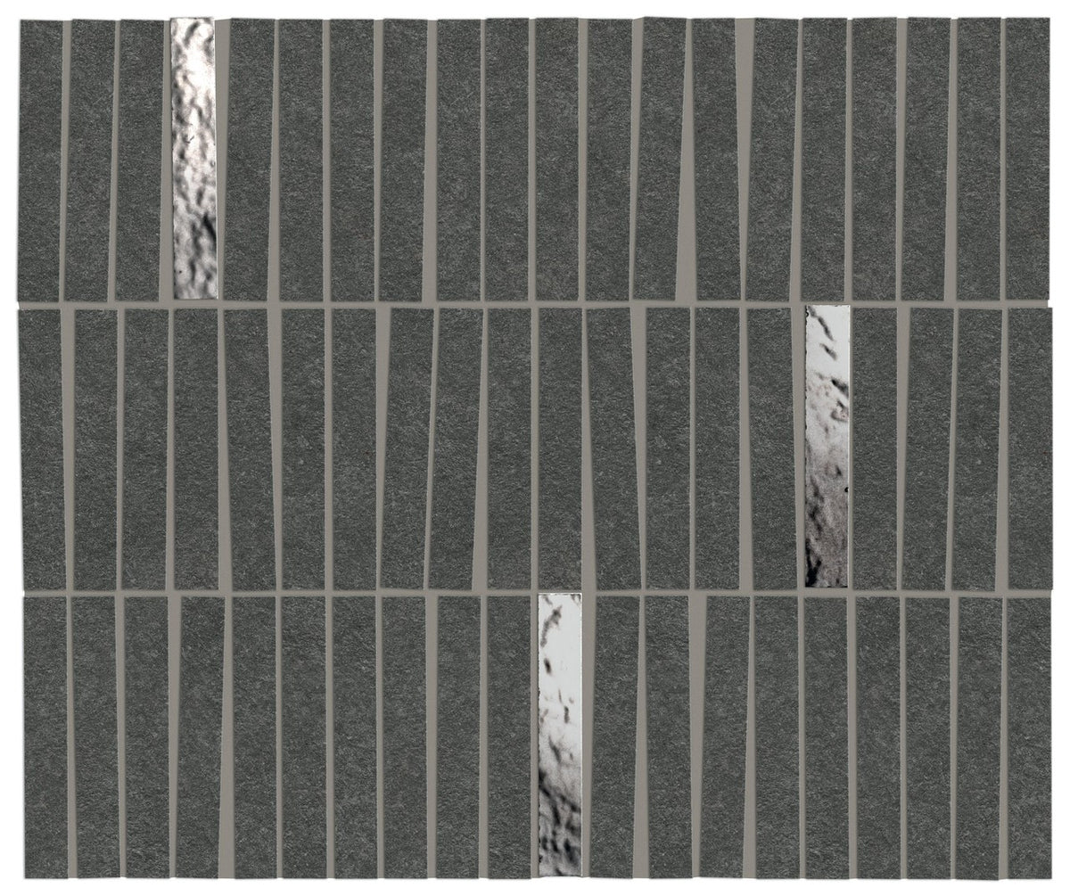 Carrelage effet Pierre Quartzite Gris Galet Ridge 120x60x0,9 cm Mat Venturo - Mur intérieur