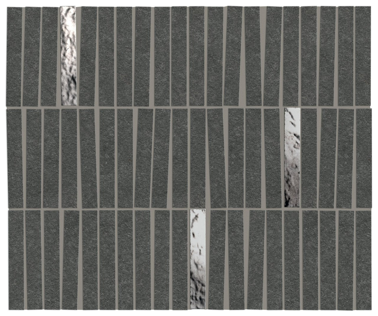Carrelage effet Pierre Quartzite Gris Galet Ridge 120x60x0,9 cm Mat Venturo - Mur intérieur
