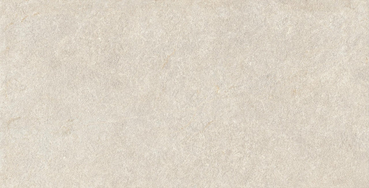 Carrelage effet Pierre Quartzite Blanc 150x75x0,9 cm Mat Venturo - Sol et mur intérieur