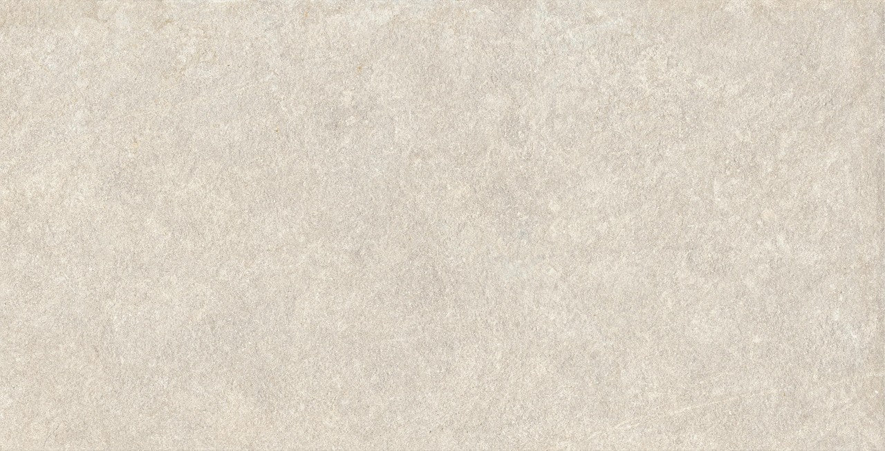 Carrelage effet Pierre Quartzite Blanc 150x75x0,9 cm Mat Venturo - Sol et mur intérieur