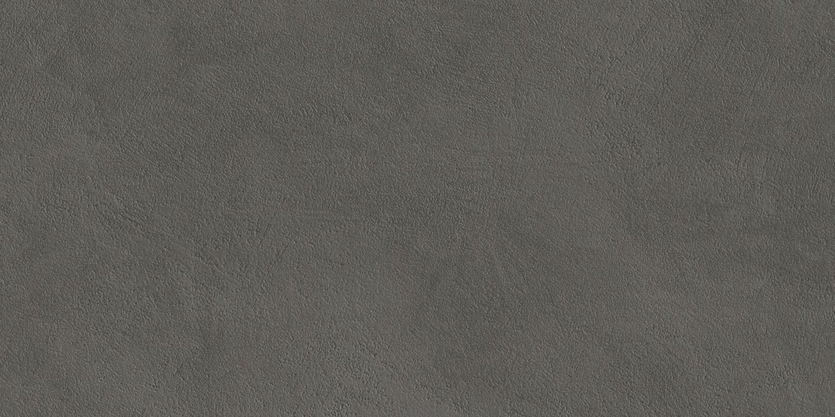 Carrelage effet Béton Gris Fumé 60x30x0,9 cm Mat Benzaro - Sol et mur intérieur