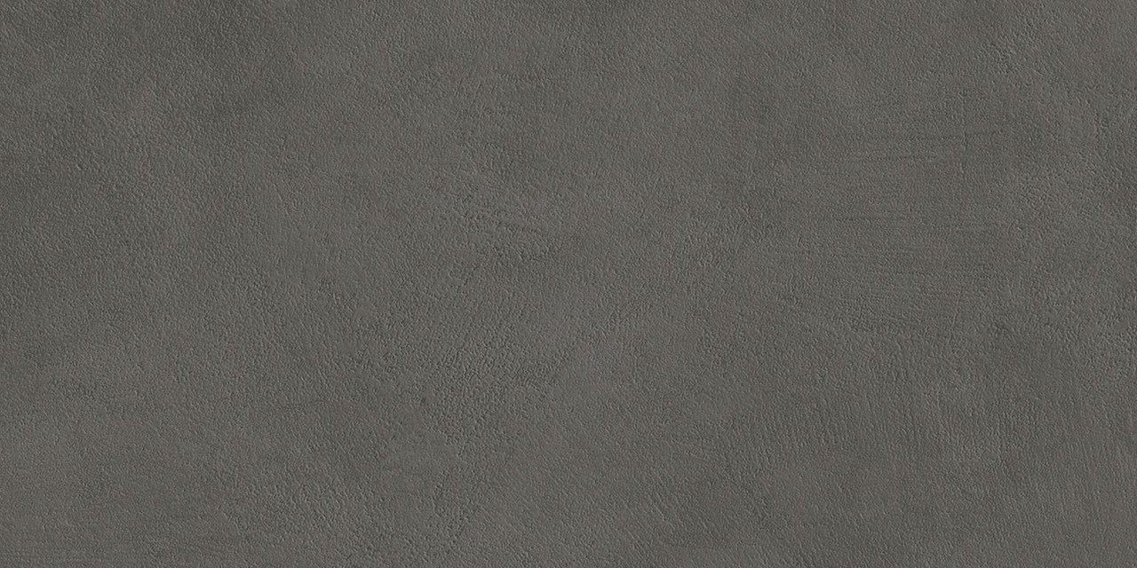 Carrelage effet Béton Gris Fumé 60x30x0,9 cm Mat Benzaro - Sol et mur intérieur