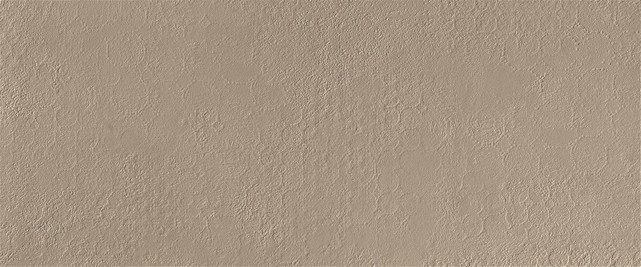 Carrelage effet Béton 3D Brun Sable Moon 120x50x0,85 cm Mat Benzaro - Mur intérieur