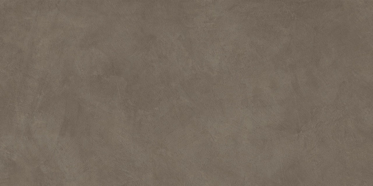 Carrelage effet Béton Brun Terre 120x60x0,9 cm Benzaro - Sol extérieur