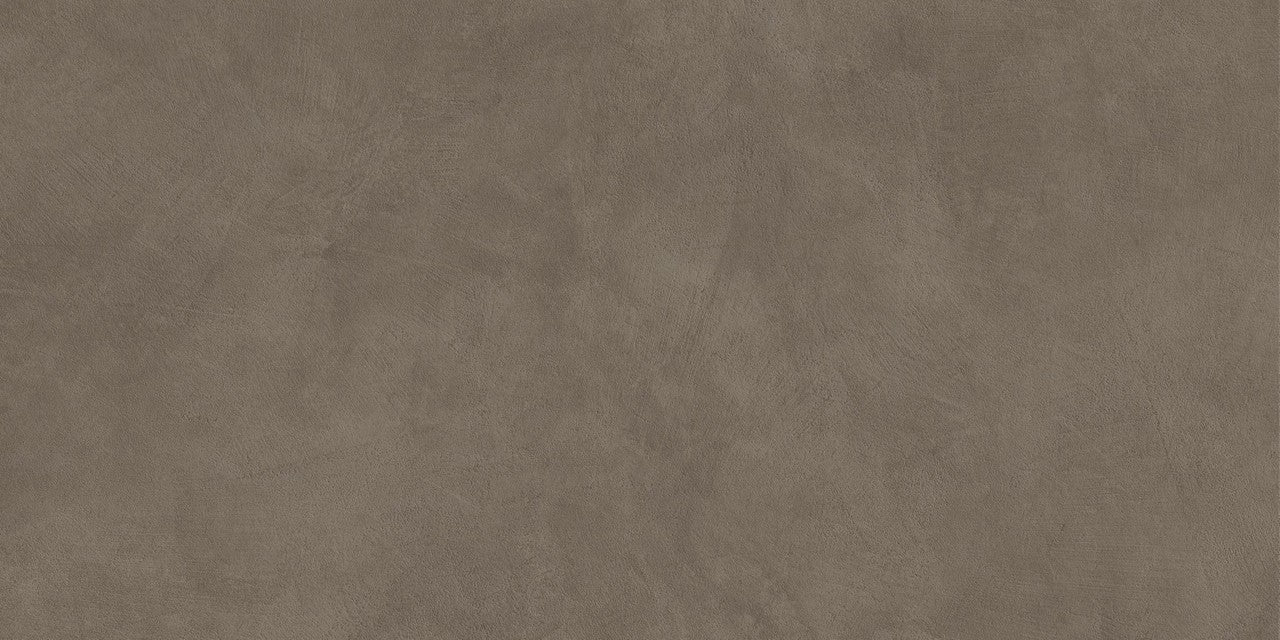 Carrelage effet Béton Brun Terre 120x60x0,9 cm Benzaro - Sol extérieur