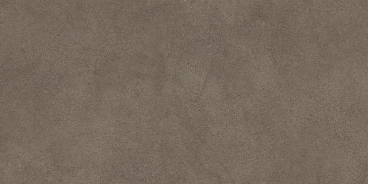Carrelage effet Béton Brun Terre 120x60x0,9 cm Benzaro - Sol extérieur