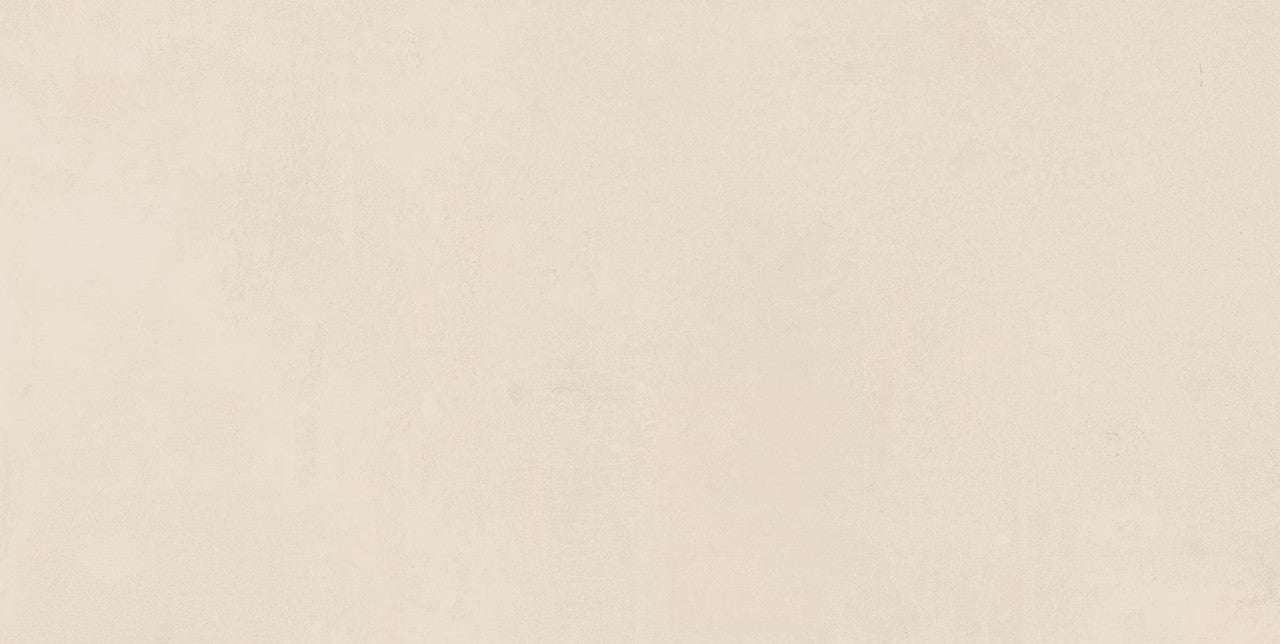 Carrelage effet Béton Beige Ivoire 60x30x0,9 cm Mat Vetrano - Sol et mur intérieur