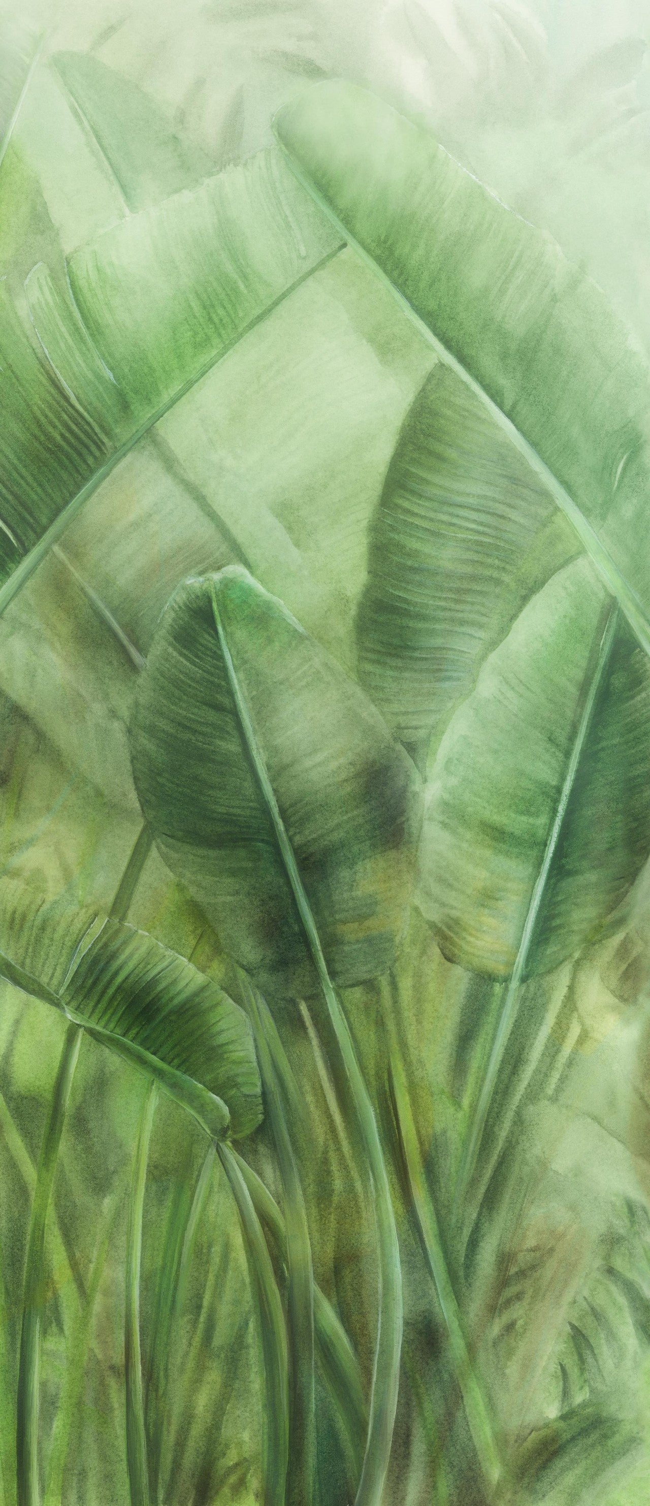 Carrelage effet Béton Vert Jungle Modèle B 278x120x0,6 cm Mat Vetrano - Mur intérieur