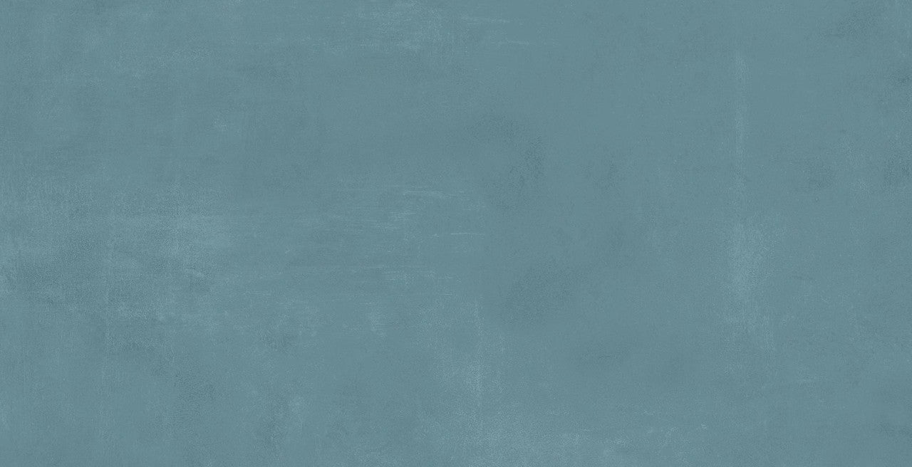 Carrelage effet Béton Bleu Cendré 80x40x0,85 cm Mat Vetrano - Mur intérieur