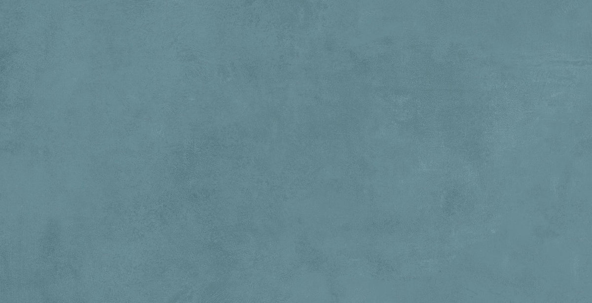 Carrelage effet Béton Bleu Cendré 80x40x0,85 cm Mat Vetrano - Mur intérieur