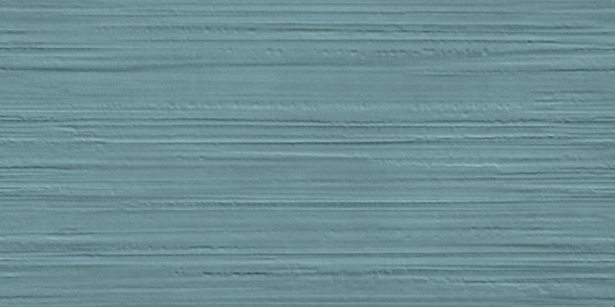 Carrelage effet Béton 3D Bleu Cendré Line 80x40x1 cm Mat Vetrano - Mur intérieur
