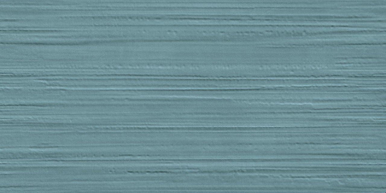 Carrelage effet Béton 3D Bleu Cendré Line 80x40x1 cm Mat Vetrano - Mur intérieur