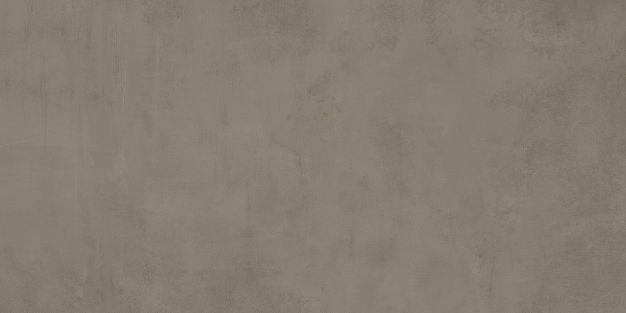 Carrelage effet Béton Gris Terre 150x75x0,9 cm Mat Vetrano - Sol et mur intérieur