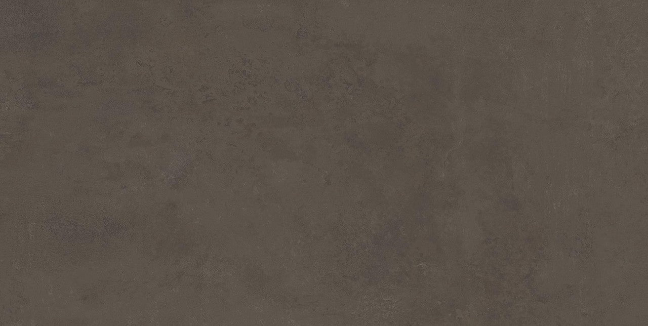 Carrelage effet Béton Brun Cuir 60x30x0,9 cm Mat Vetrano - Sol et mur intérieur