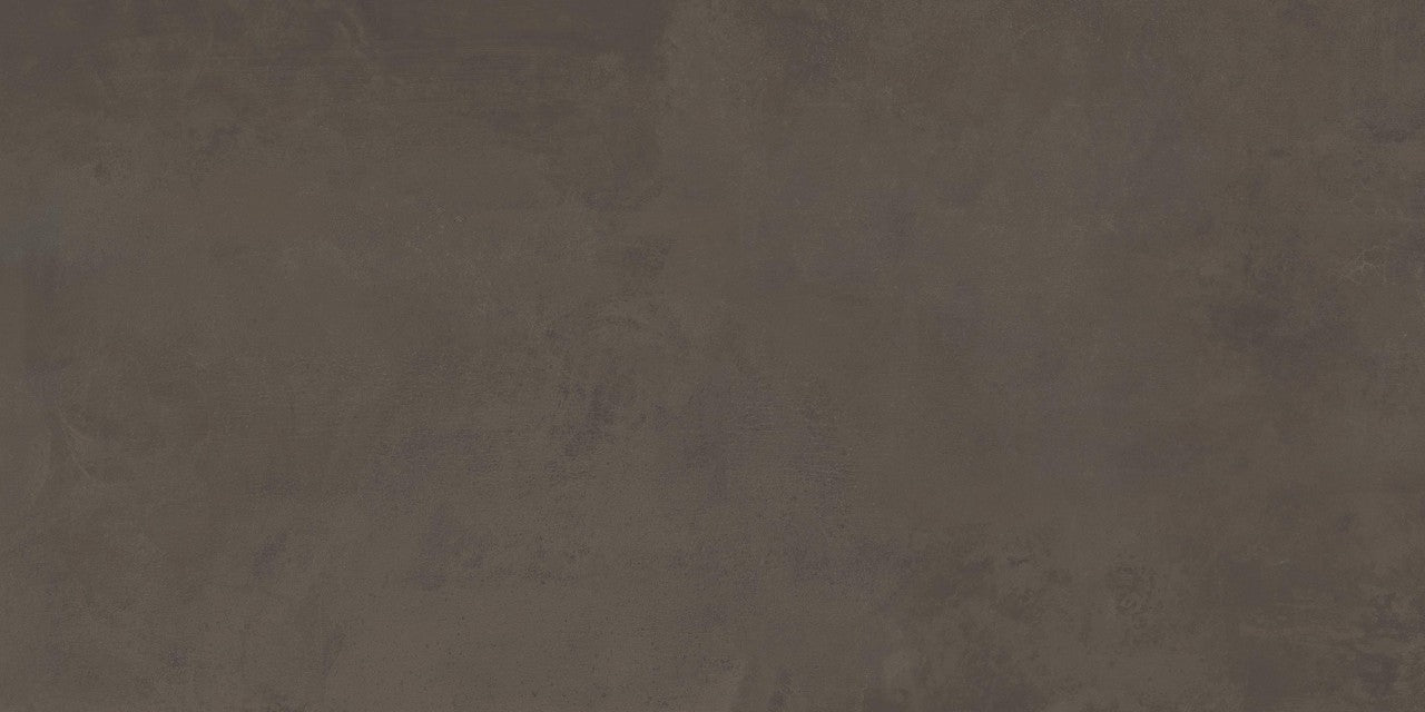 Carrelage effet Béton Brun Cuir 120x60x0,9 cm Mat Vetrano - Sol et mur intérieur
