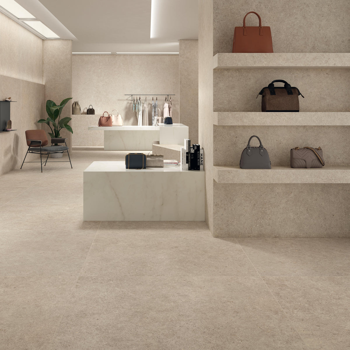 Carrelage effet Marbre Blanc Calacatta Celeste 278x120x0,6 cm Brillant Faventa - Mur intérieur