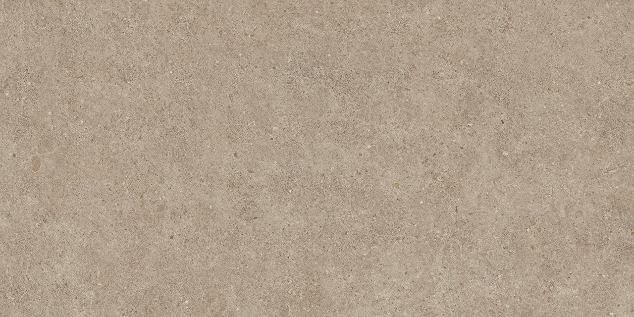 Carrelage effet Pierre Calcaire Grège 120x60x2 cm Domella - Sol extérieur