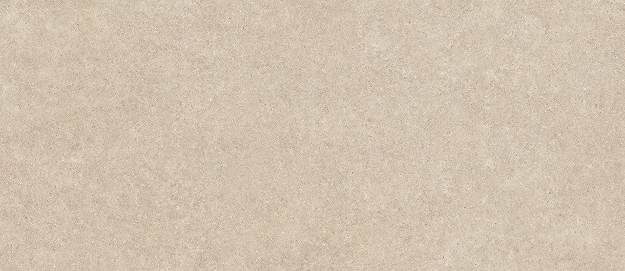 Carrelage effet Pierre Calcaire Beige Sable 278x120x0,6 cm Mat Domella - Mur intérieur
